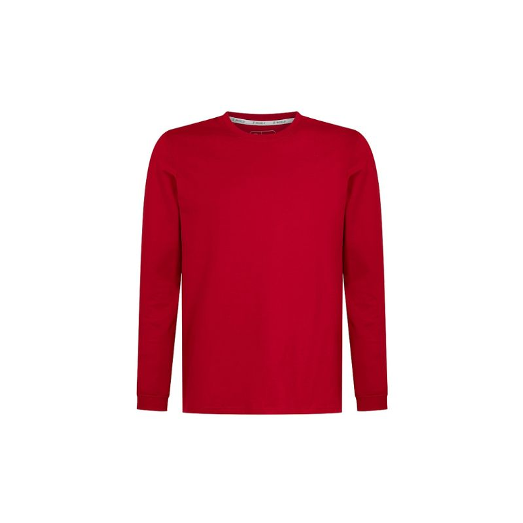 POLERA ESSENTIAL SOFT HOMBRE M/L 80% COTTON 20% SOFT-YARN ROJO XXL 1