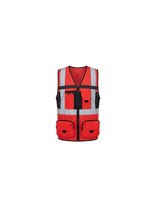 CHALECO GEOLOGO ALASKA XPERT HOMBRE ROJO M