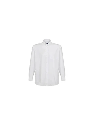 CAMISA OXFORD CLASSIC M/L HOMBRE 55% ALG 45% POLY BLANCO T/S