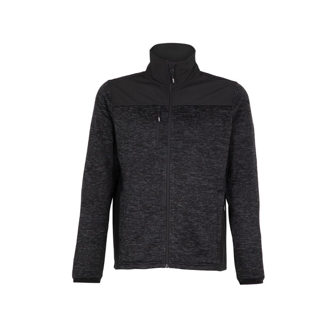 CHAQUETA KNIT FLEECE EXECUTIVE LINE M/L HOMBRE 100% POLY NEGRO L 1