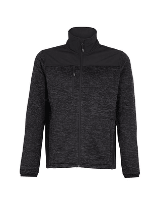 CHAQUETA KNIT FLEECE EXECUTIVE LINE M/L HOMBRE 100% POLY NEGRO XXL