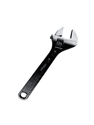 LLAVE FRANCESA DE 10 PAVONADA