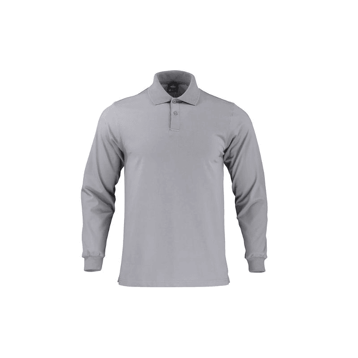 POLERA POLO DRYFRESH SMOOTH HOMBRE M/LARGA CERT GRIS T/XXL 1