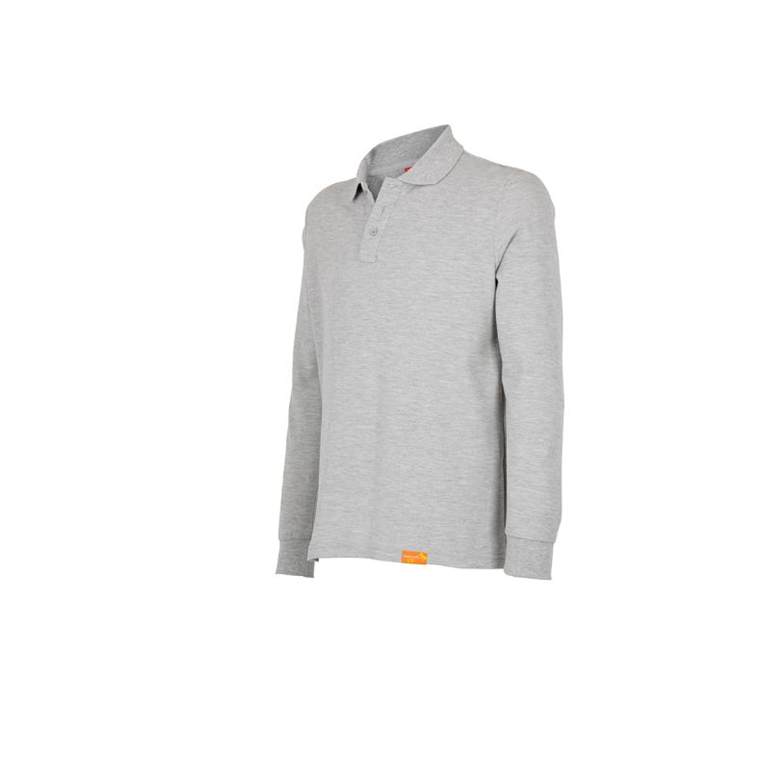 POLERA POLO DRYFRESH M/L HOMBRE 60% ALG 40% POLY GRIS T/L 1