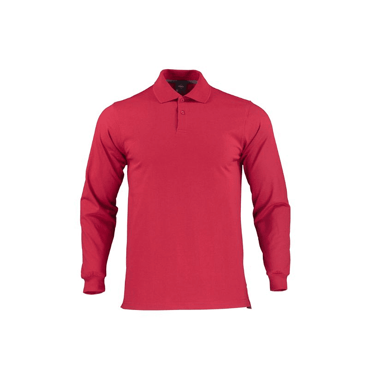 POLERA POLO DRYFRESH M/L HOMBRE 60% ALG 40% POLY ROJO T/L 1