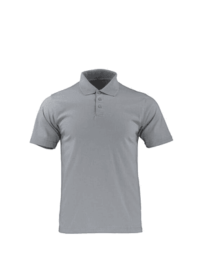 POLERA POLO DRYFRESH M/L HOMBRE 60% ALG 40% POLY GRIS T/M