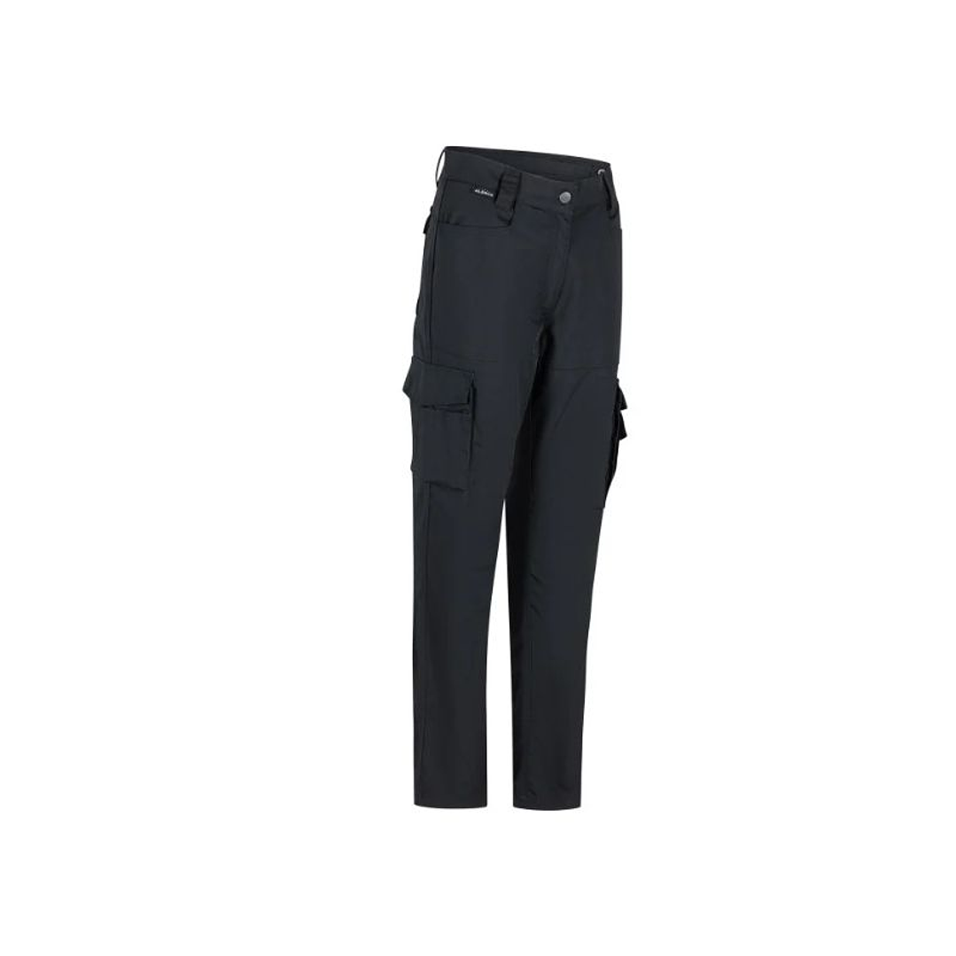 PANTALON CARGO ALERCE MUJER 80% POLY 20% ALG NEGRO T/38 1