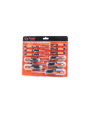 JGO. DESTORNILLADORES PH/PL 11 PZS CR-V