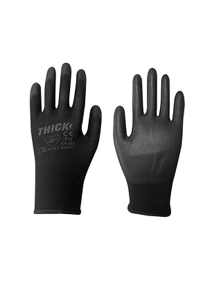 GUANTE PALMA PU NEGRO 10 THICK