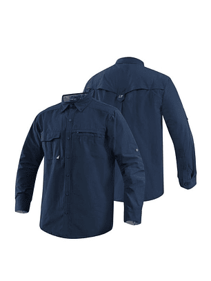 CAMISA VENTURE HOMBRE LEGEND, AZUL, M, LEGEND