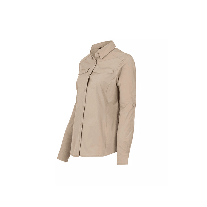 BLUSA OUTWORK ABELIA M/L MUJER 100% POLY T/XXL TAUPE 1