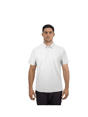 POLERA HW WOODS MANGA CORTA BLANCO XL
