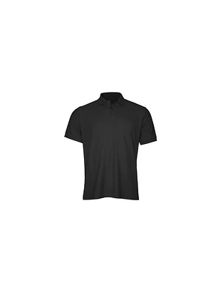 POLERA POLO COMFORT SPANDEX M/C HOMBRE NEGRO T/XXL