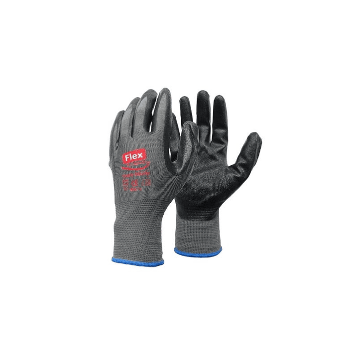 GUANTE FOAM NITRILE BY LEGEND, NEGRO/GRIS, 9, LEGEND 1