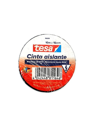 HUINCHA AISLADORA 18 MM X 10MTS. ELECTR. (221431) TESA