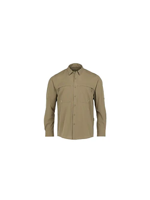 CAMISA SANTORINI STRETCH ANTIBACTERIAL HOMBRE BEIGE T/XL NOLK