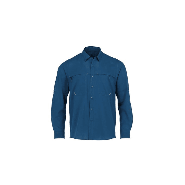 CAMISA SANTORINI STRETCH ANTIBACTERIAL HOMBRE AZUL REY T/L 1