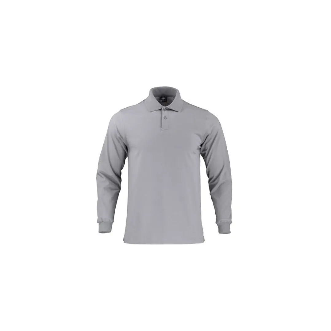 Dry Fresh Hombre ML cuello camisero Gris Acero T/XX 1