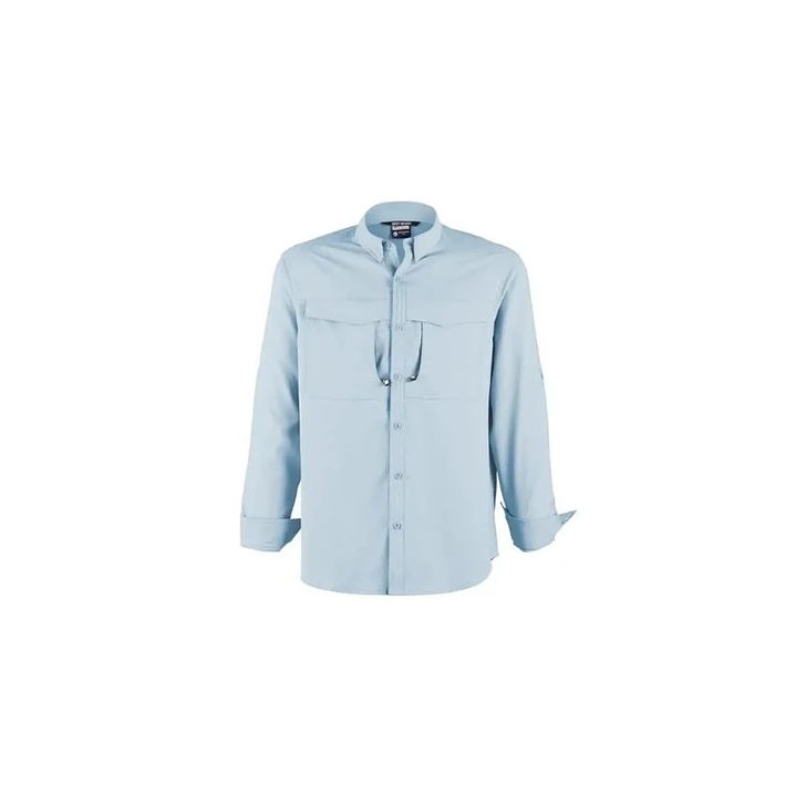 CAMISA OUTWORK SALVIA M/L HOMBRE 100% POLY CELESTE CLARO T/M 1