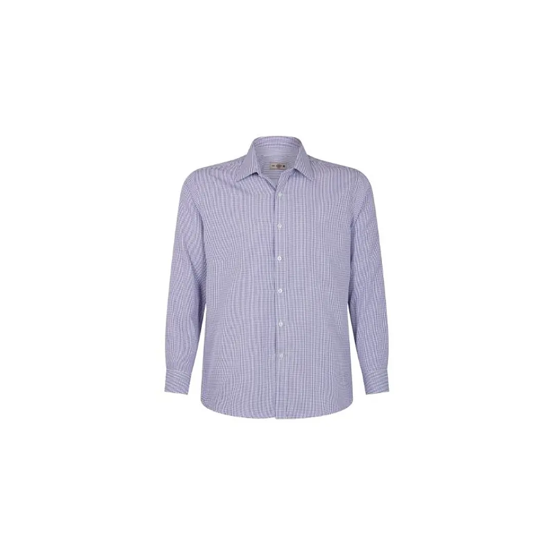 CAMISA TREVIRA URBAN CUADROS M/L HOMBRE CELESTE CLARO T/XL 1