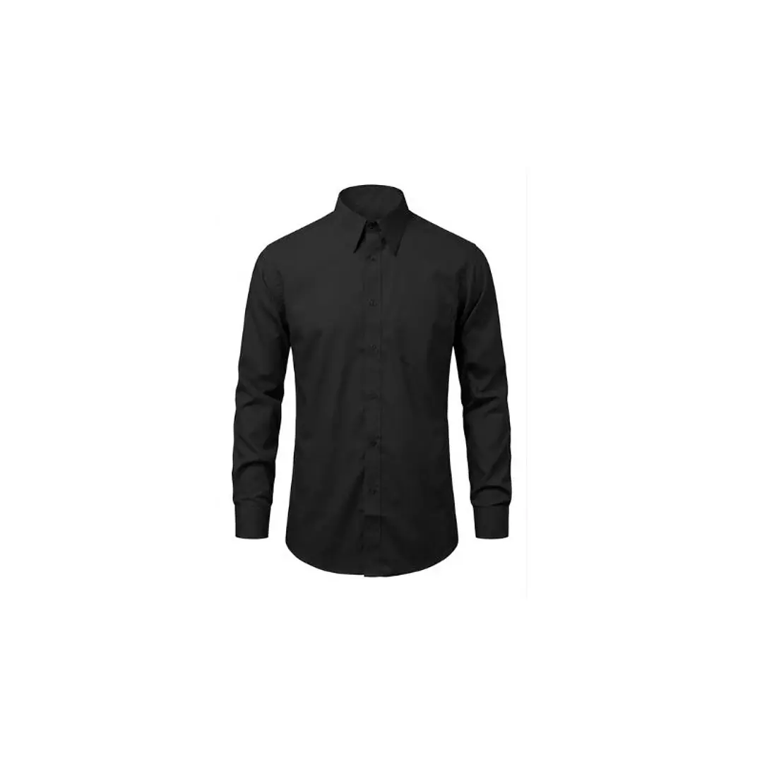 Blusa Oxford M/L Negra T/L MTX 1