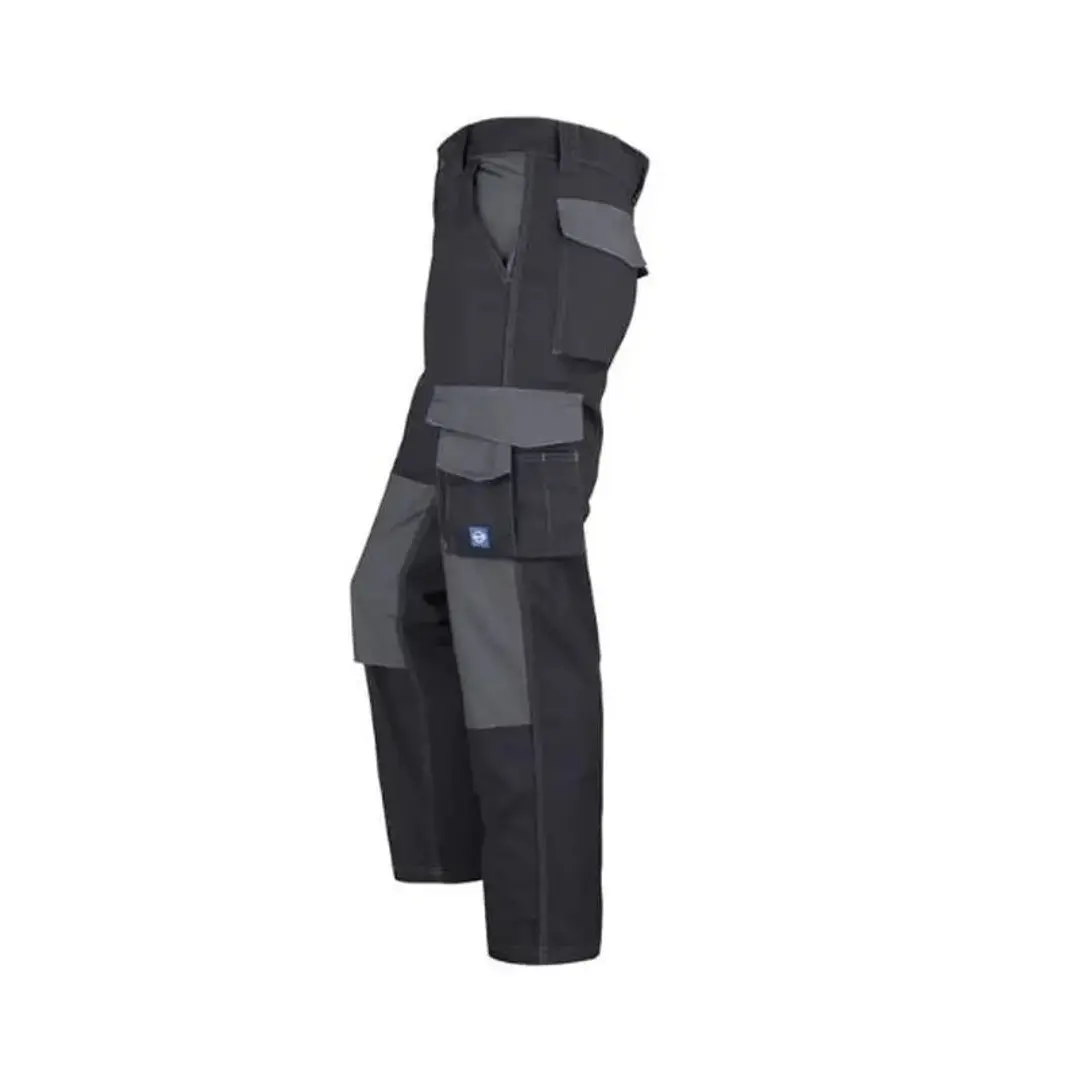PANTALON CARGO ALERCE BICOLOR GRIS OSCURO / GRIS CLARO RODILLA REFORZADA HOMBRE 80% T/40 1