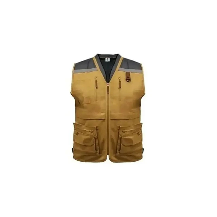 CHALECO GEOLOGO GABARDINA QUEBEC CAMEL XXL 1