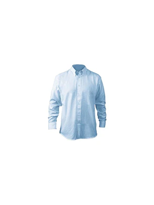 Camisa Oxford M/L Celeste Mtx T/L