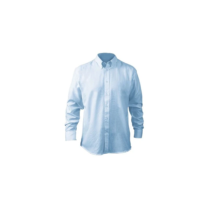Camisa Oxford M/L Celeste Mtx T/L 1