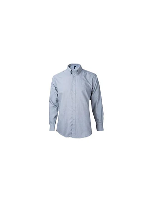 CAMISA OXFORD M/L B/SUELTO T/S GRIS
