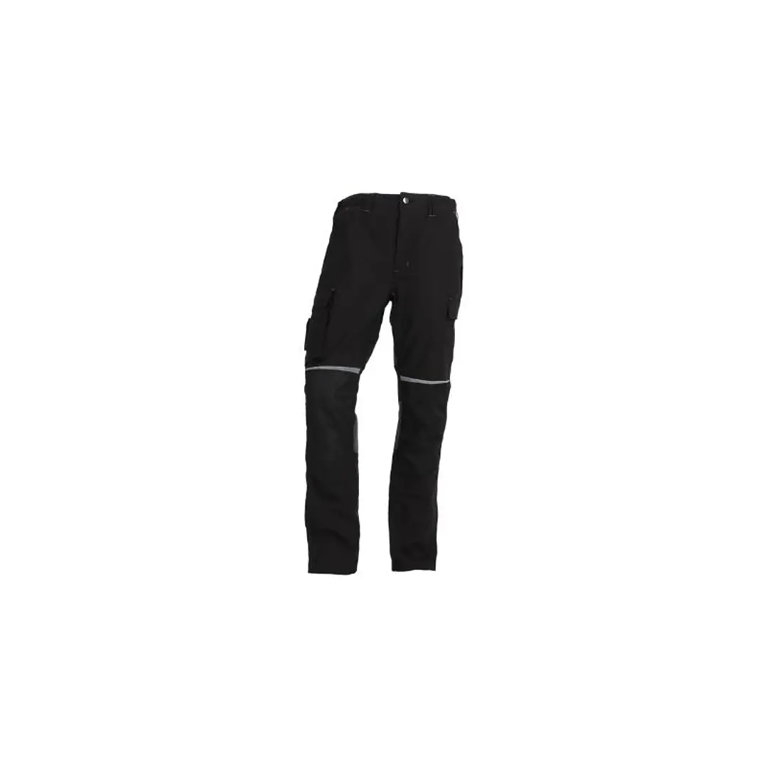Pantalón Cargo Alta Resistencia Ripstop Spandex Negro T/XXXL 1