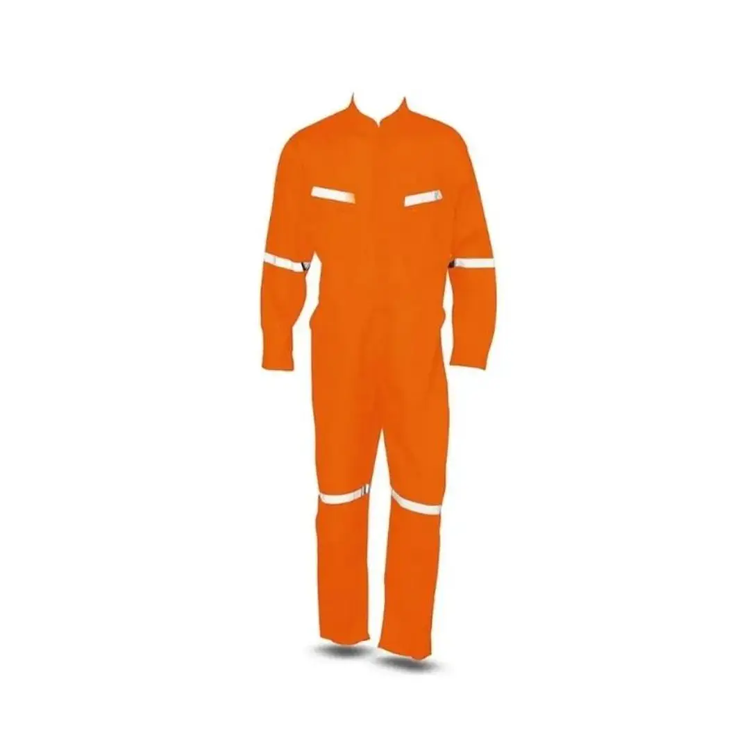 OVEROL POPLIN PILOTO CINTA NARANJO T/M 1
