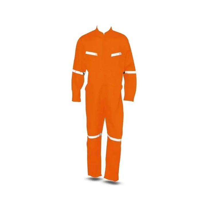 OVEROL POPLIN PILOTO CINTA NARANJO T/M 1