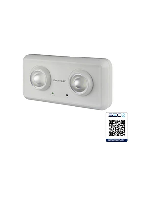 LAMPARA DE EMERGENCIA DAUMER 2X3W LUZ FRIA EMER-1000