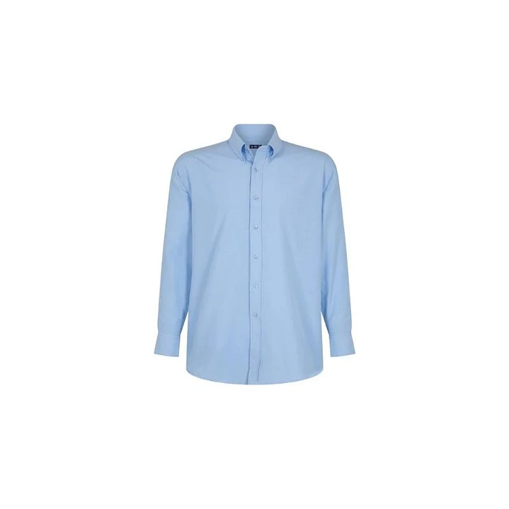 CAMISA OXFORD CLASSIC M/L HOMBRE 55% ALG 45% POLY CELESTE CLARO XL 1