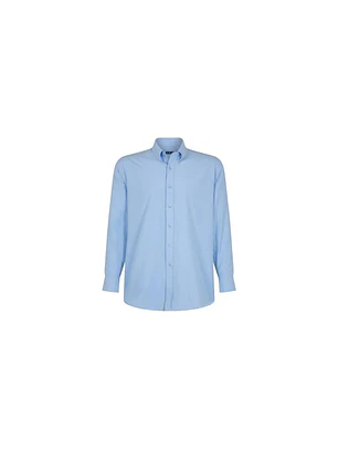 CAMISA OXFORD CLASSIC M/L HOMBRE 55% ALG 45% POLY CELESTE CLARO S