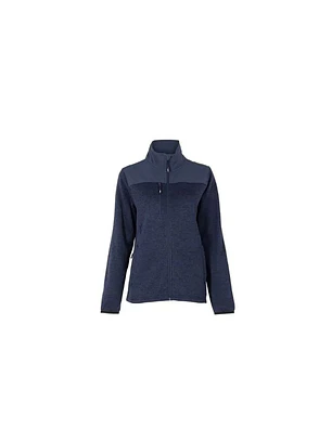 CHAQUETA KNIT FLEECE EXECUTIVE LINE M/LMUJER 100% POLY AZUL S