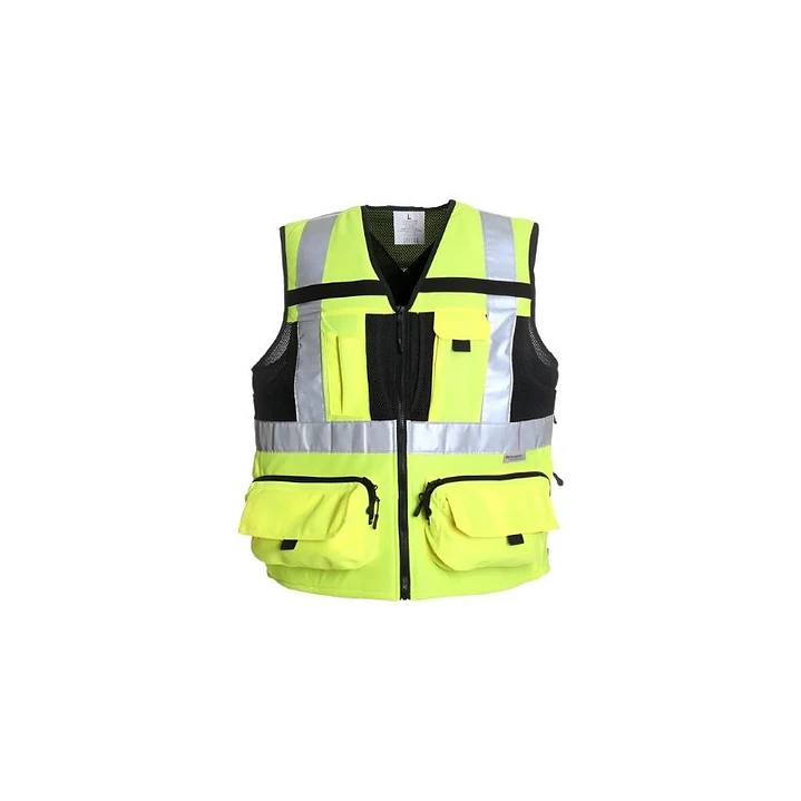 CHALECO GEOLOGO MINERO ALTA VISIBILIDAD AMARILLO MUJER M 1