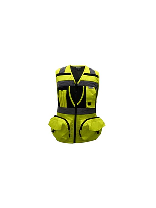 CHALECO GEOLOGO MINERO MUJER AMARILLO FLUOR XL KUMEN
