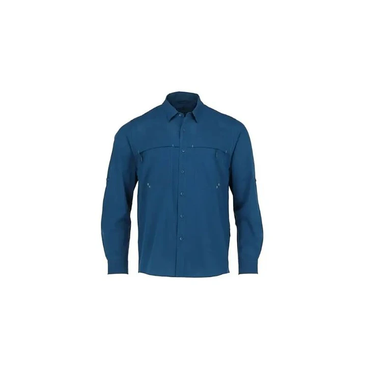 CAMISA SANTORINI STRETCH ANTIBACTERIAL HOMBRE AZUL REY T/M 1