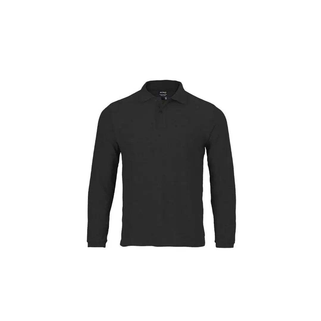 Pique Hombre M/L Negro 60/40 T/M 1