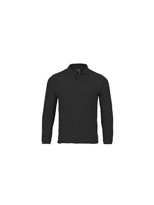 Pique Hombre M/L Negro 60/40 T/L