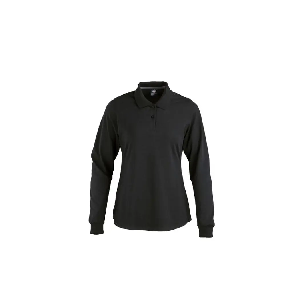 POLERA POLO DRYFRESH M/L MUJER 60% ALG 40% POLY NEGRO T/M 1