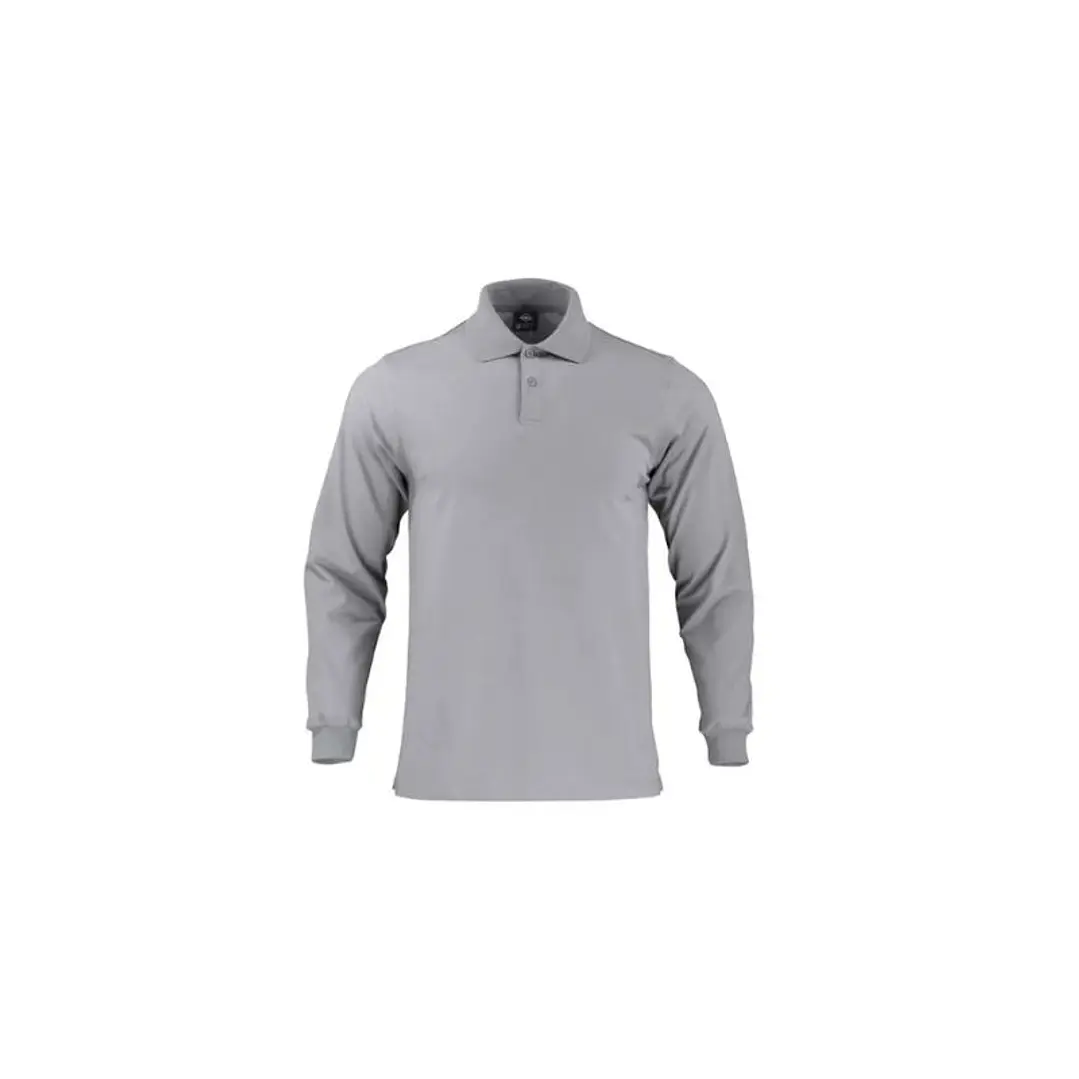 POLERA POLO DRYFRESH SMOOTH HOMBRE M/LARGA CERT GRIS T/XL 1