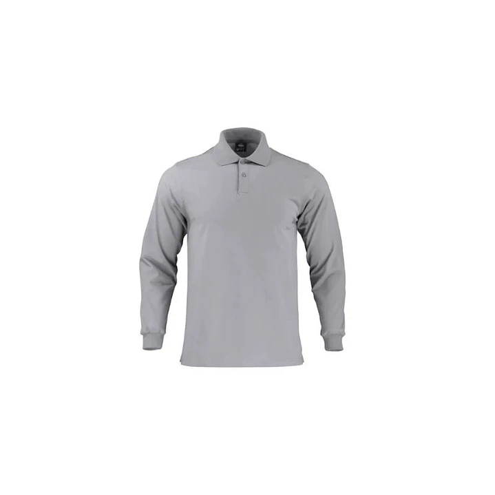 POLERA POLO DRYFRESH SMOOTH HOMBRE M/LARGA CERT GRIS T/XL 1