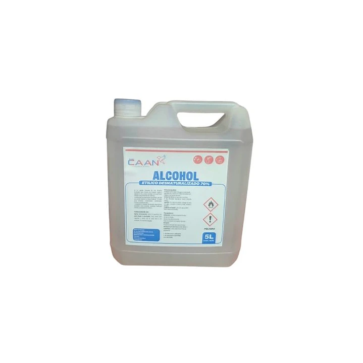 ALCOHOL ETILICO 5 LTS DESNATURALIZADO AL 70% 1