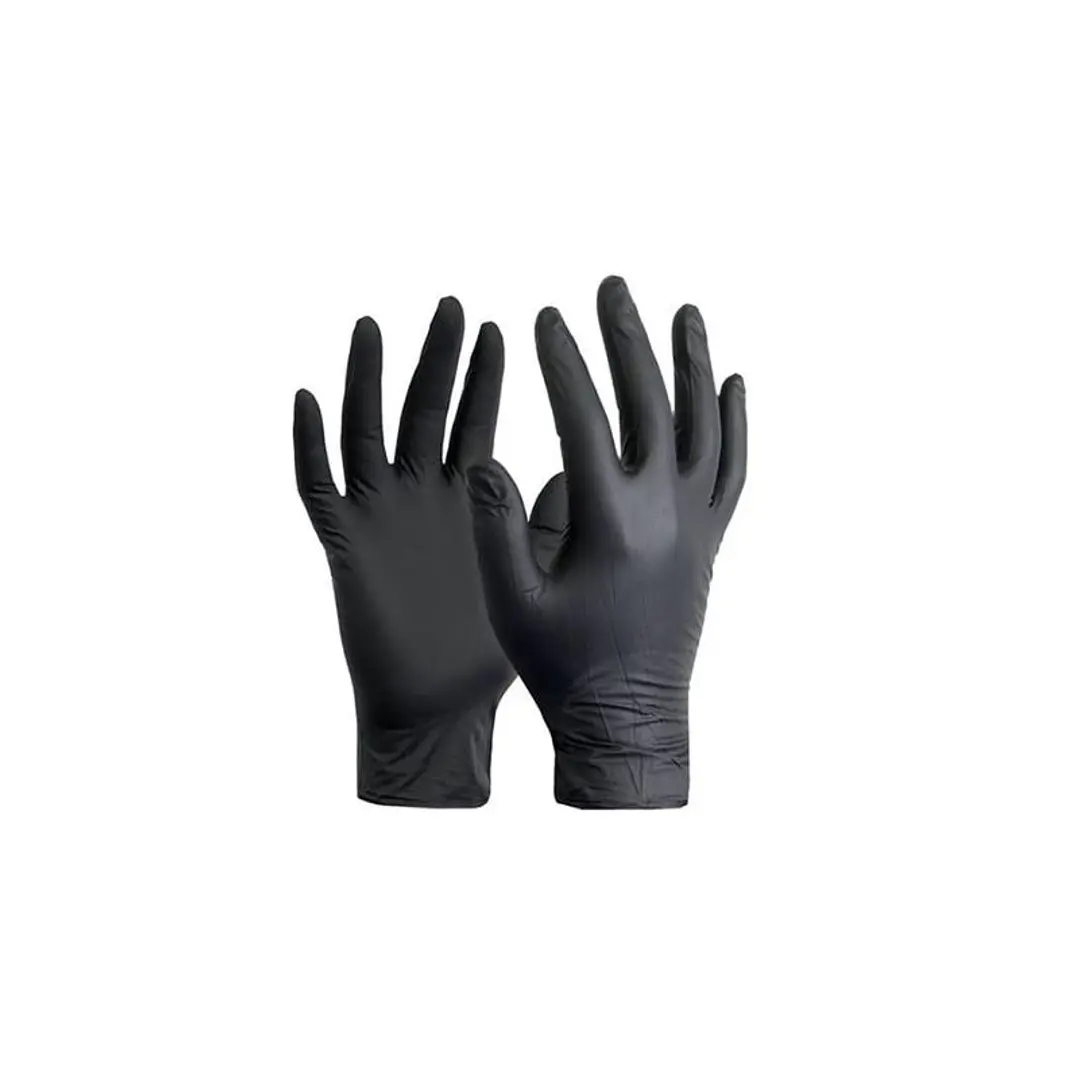 GUANTE DE NITRILO NEGRO L 5.5 GRMS 1
