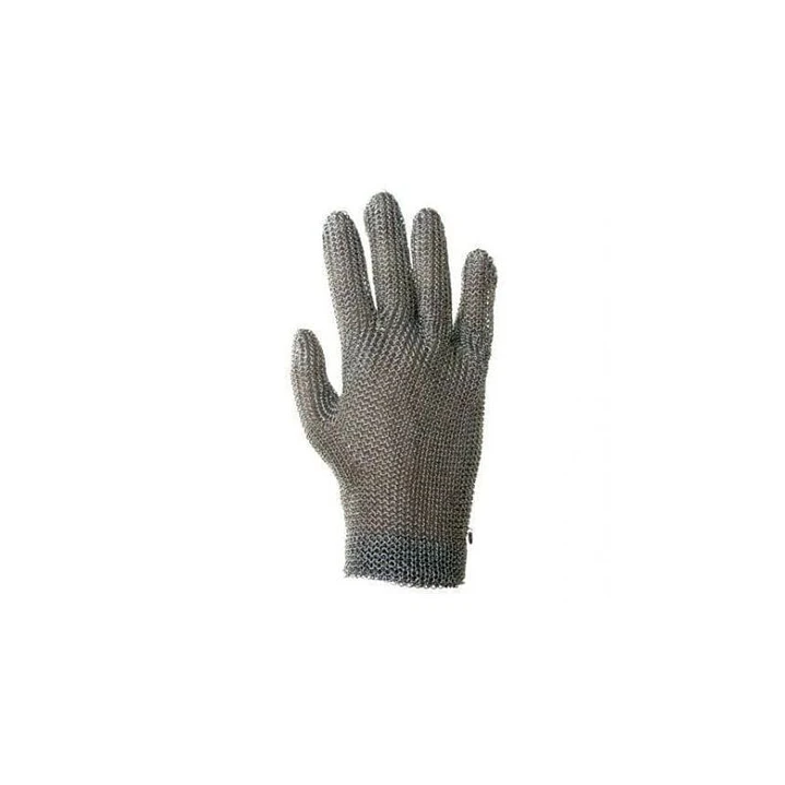 GUANTE MALLA 100% ACERO INOX 15cm AMBIDIEXTRO 5 DEDOS CIERRE GANCHO T/XL H515HXL 1