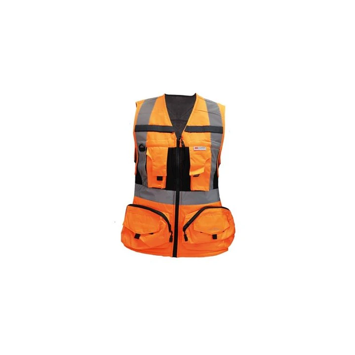 MUJER NEW CHALECO GEOLOGO MINERO NARANJO, TALLA M KUMEN ISP 1