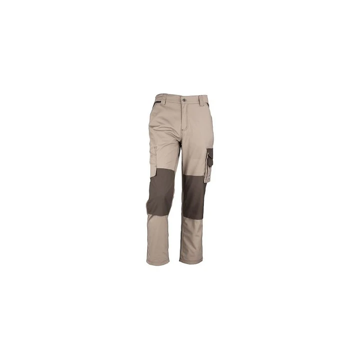 PANTALON CARGO ALERCE BICOLOR RODILLA REFORZADA BROWN/TAUPE T/46 1